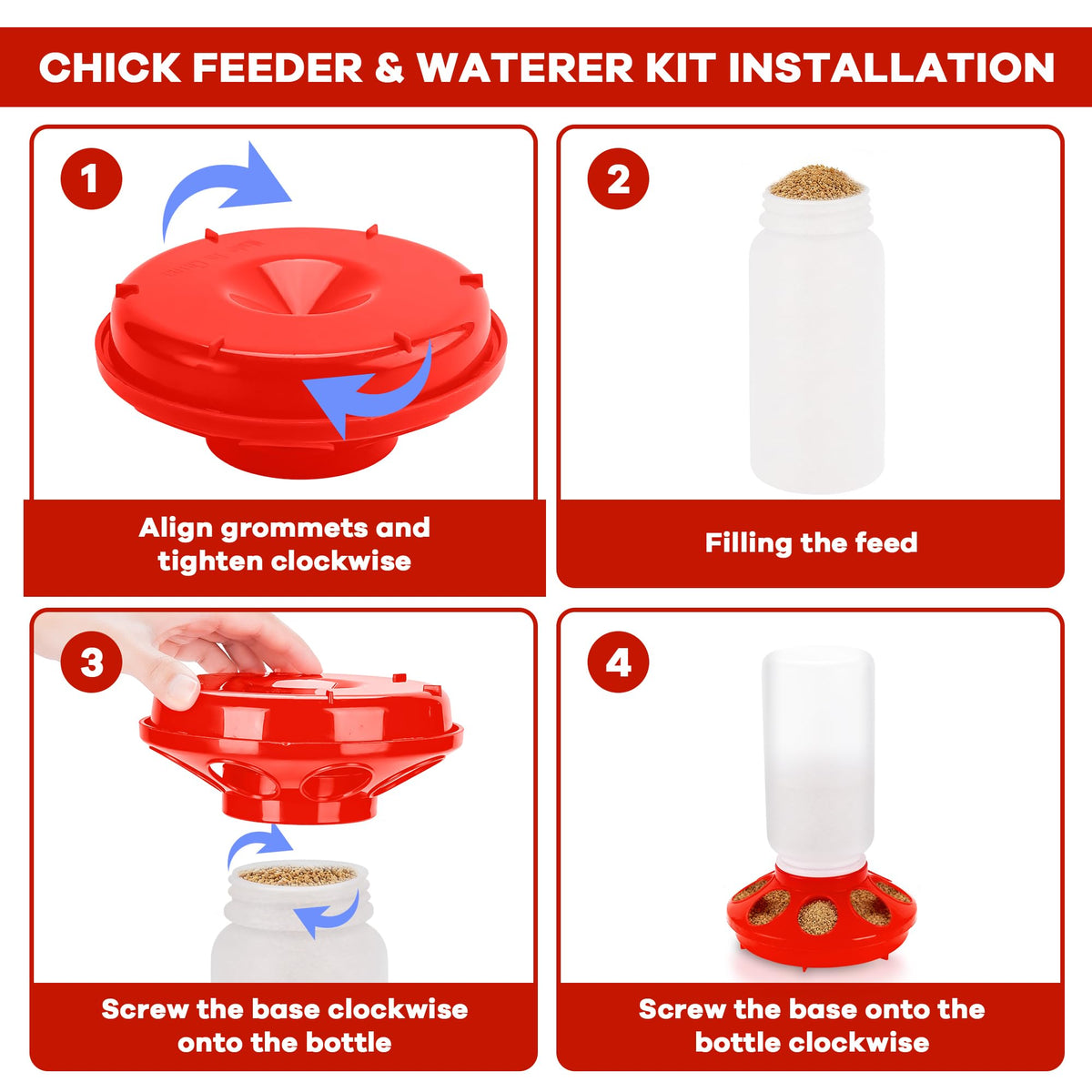 Leadinor BPA-free durable material with smooth surfaces and easy cleaning.