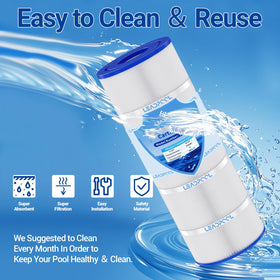 Leadpool C1200 no backwash feature saves water during routine pool care.