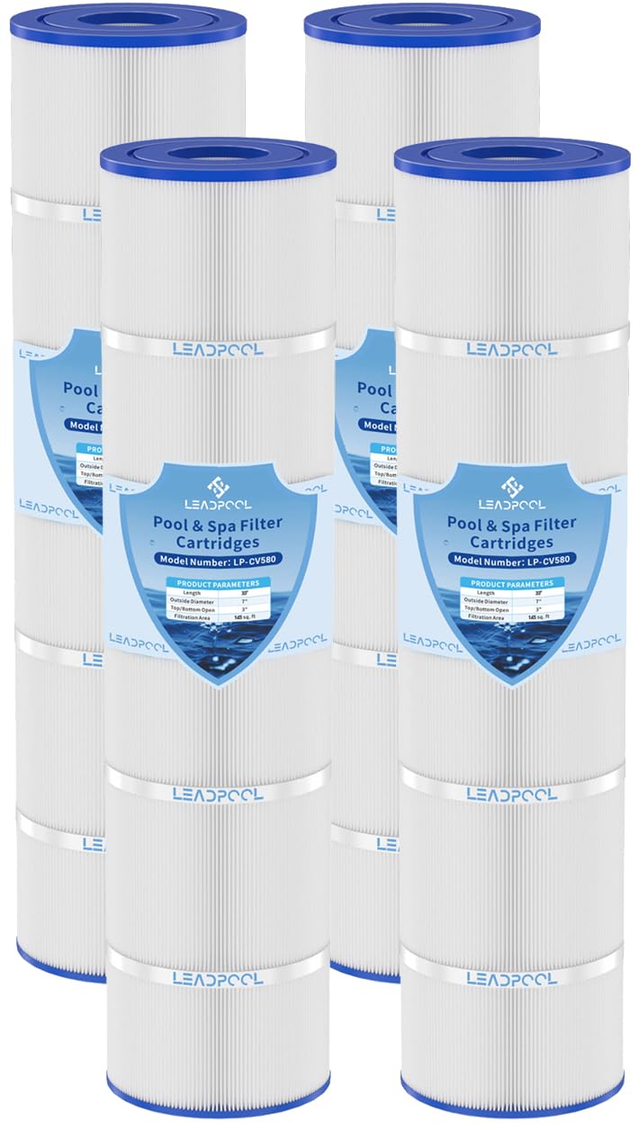 Leadpool Jandy CV580 cartridge outer view highlights durable housing for reliable filtration.