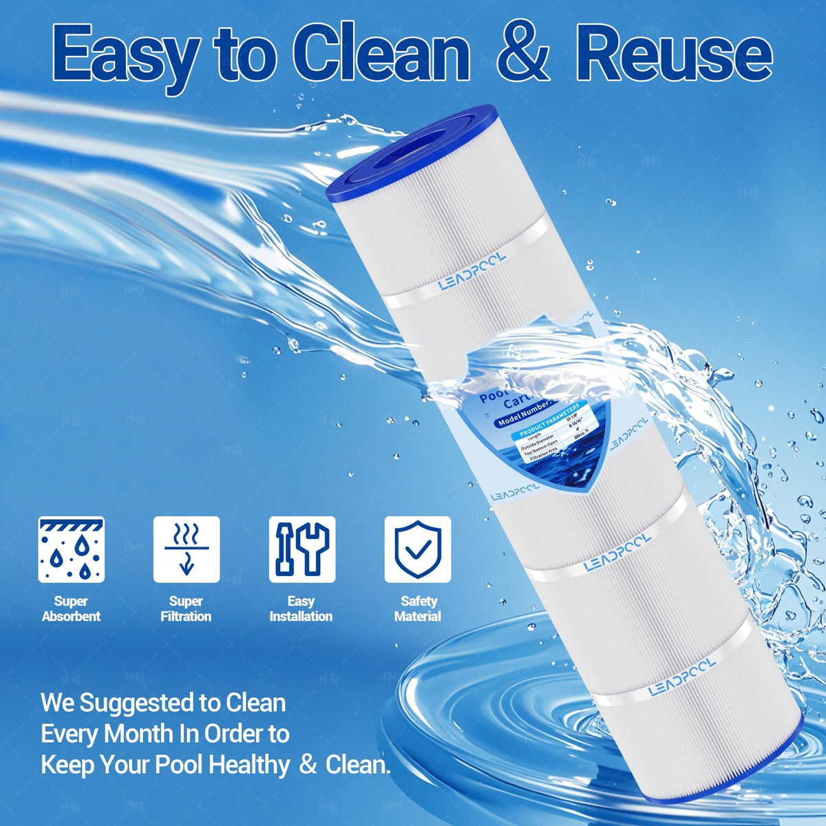 Leadpool reinforced core withstands high pressure for reliable use.