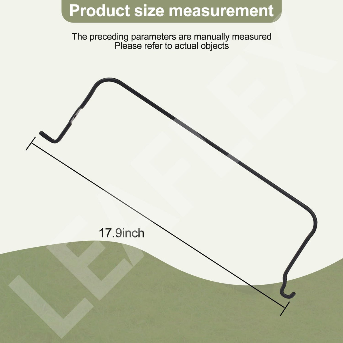 LeafFlex bail control bar installation view showcasing precise alignment.