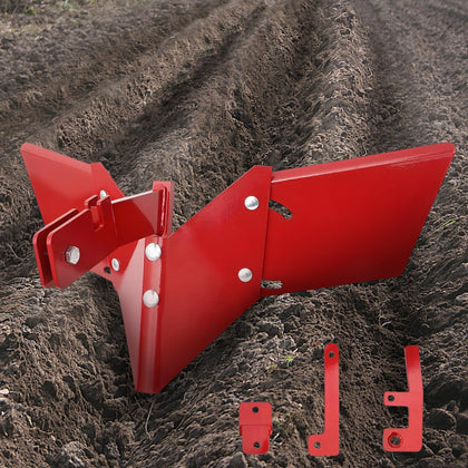 Leafinnerin 15683 Hiller-Furrower Kit front view shows durable construction for reliable tilling