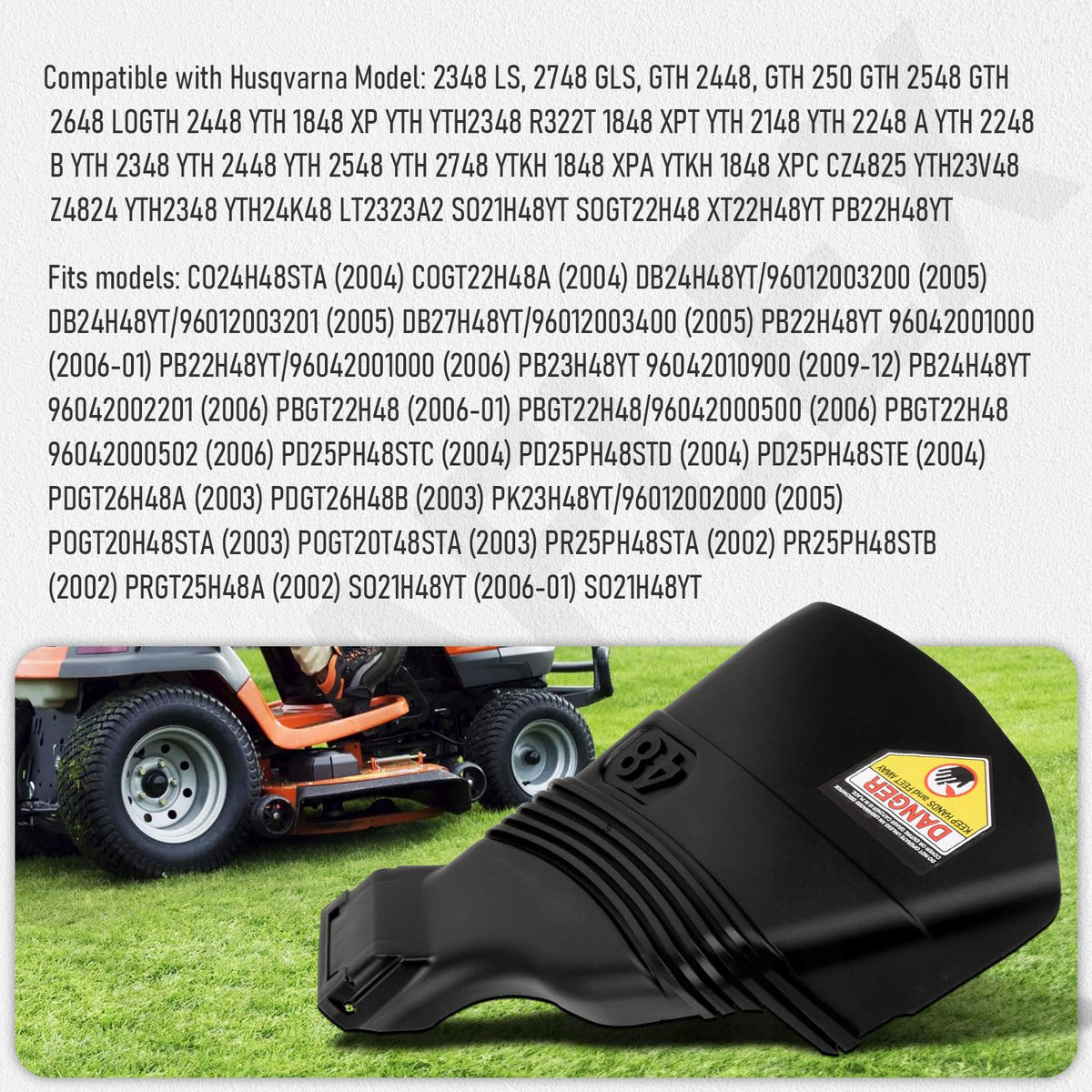 LEAFLEX 532180655 deflector chute replacement