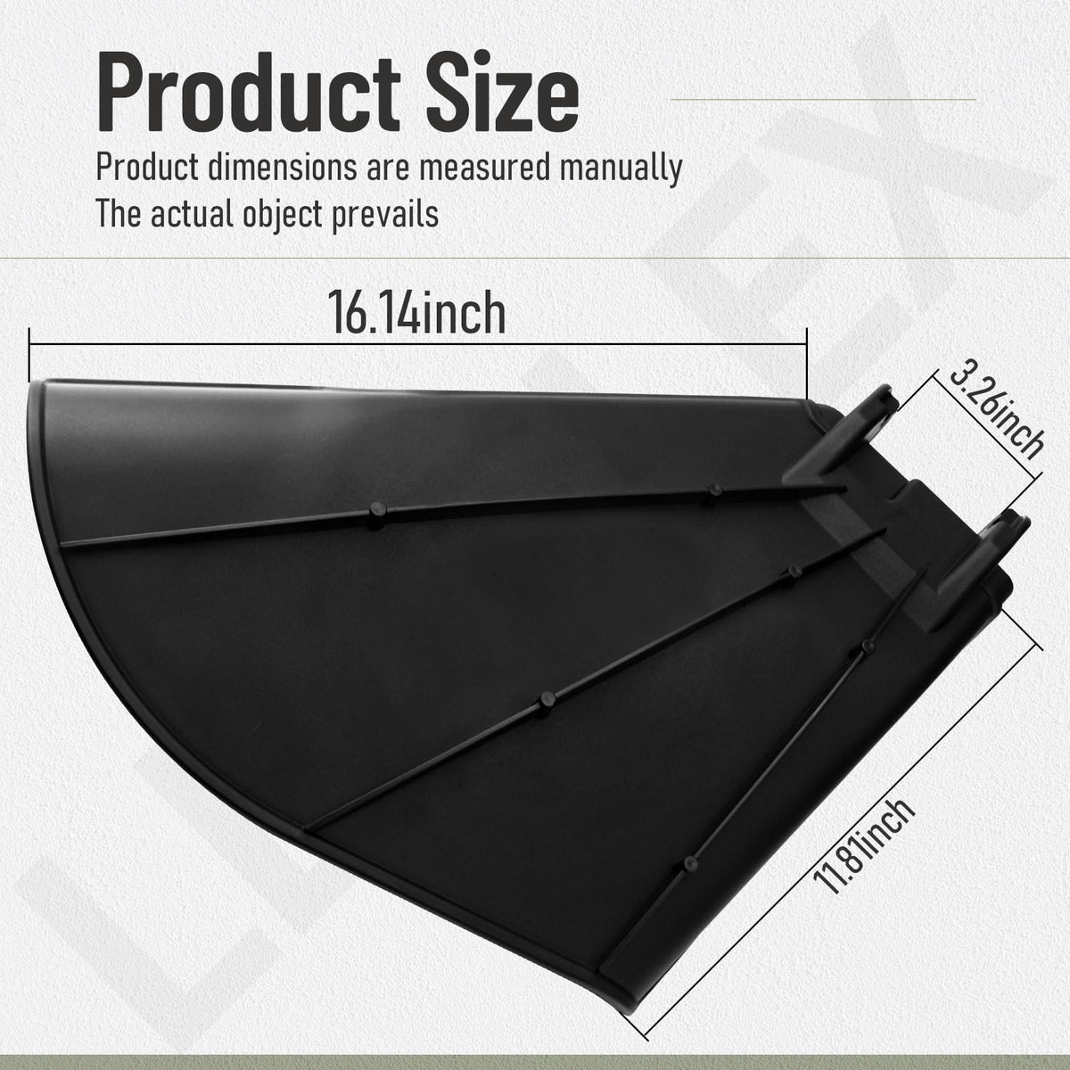 LEAFLEX 604268 discharge deflector for Hustler Raptor 52 inch deck guides clippings