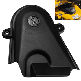 Leaflex 604338 LH mower deck pulley cover protects pulleys and guards debris.
