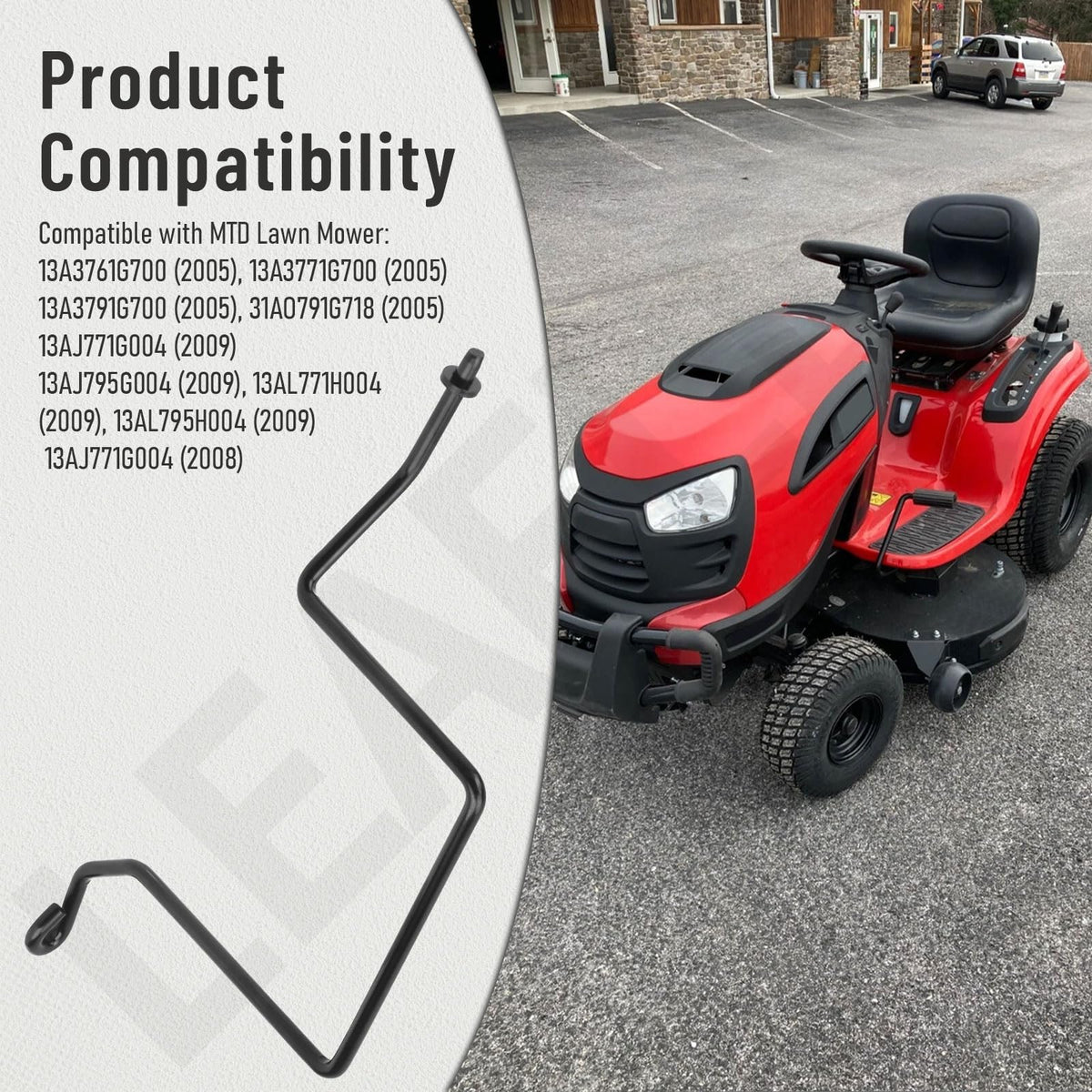 LEAFLEX belt-keeper-rod supports consistent belt engagement on LT-1050.