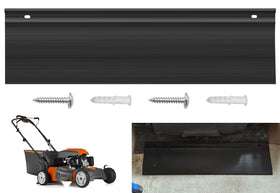 Leaflex rear skirt on Husqvarna mower improves clipping containment