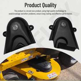 Leaflex Hustler Raptor deck-pulley area image shows shielded components