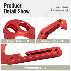 Leaflex one-handed-operation hook enables fast tool retrieval during ascent