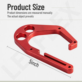 Leaflex hook compatible with Shem-biner XL for quick one-handed access