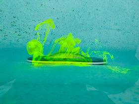 Leakmaster dye test application demonstrates quick, visible leak locating in pools.
