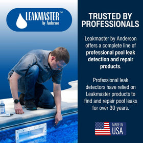 Leakmaster made-in-usa quality for pool diagnostics.