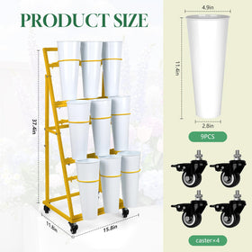 LEALIBAUSS removable buckets enable easy refreshment and versatile arrangements.