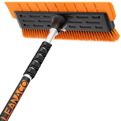 Leanaco year-round roof rake with foam head clears snow safely from shingles