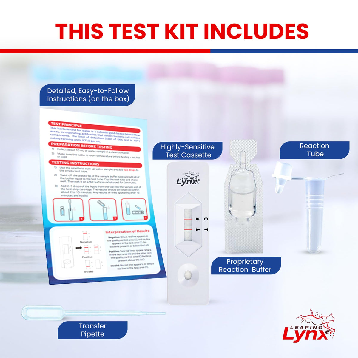 Leaping Lynx at-home setup kit guides simple water testing