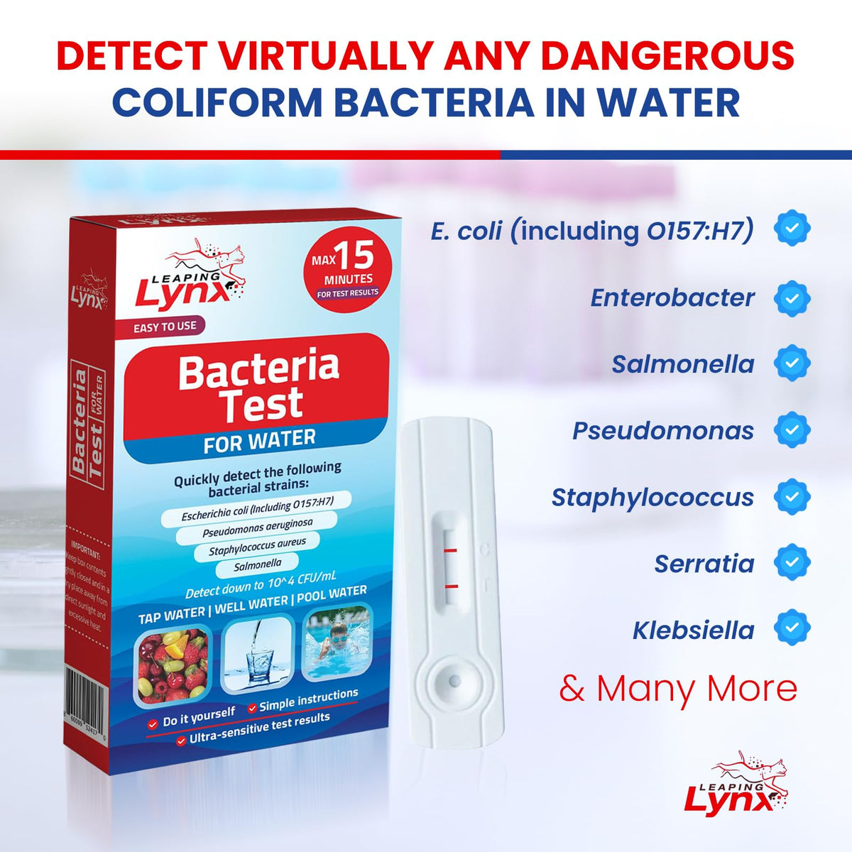 Leaping Lynx E. coli test shows rapid at-home screening results