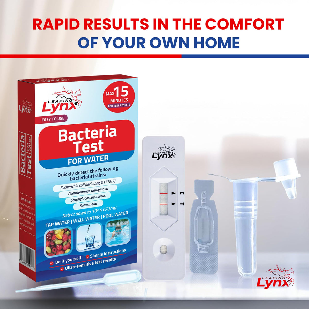 Leaping Lynx safe shipping materials support mess-free testing