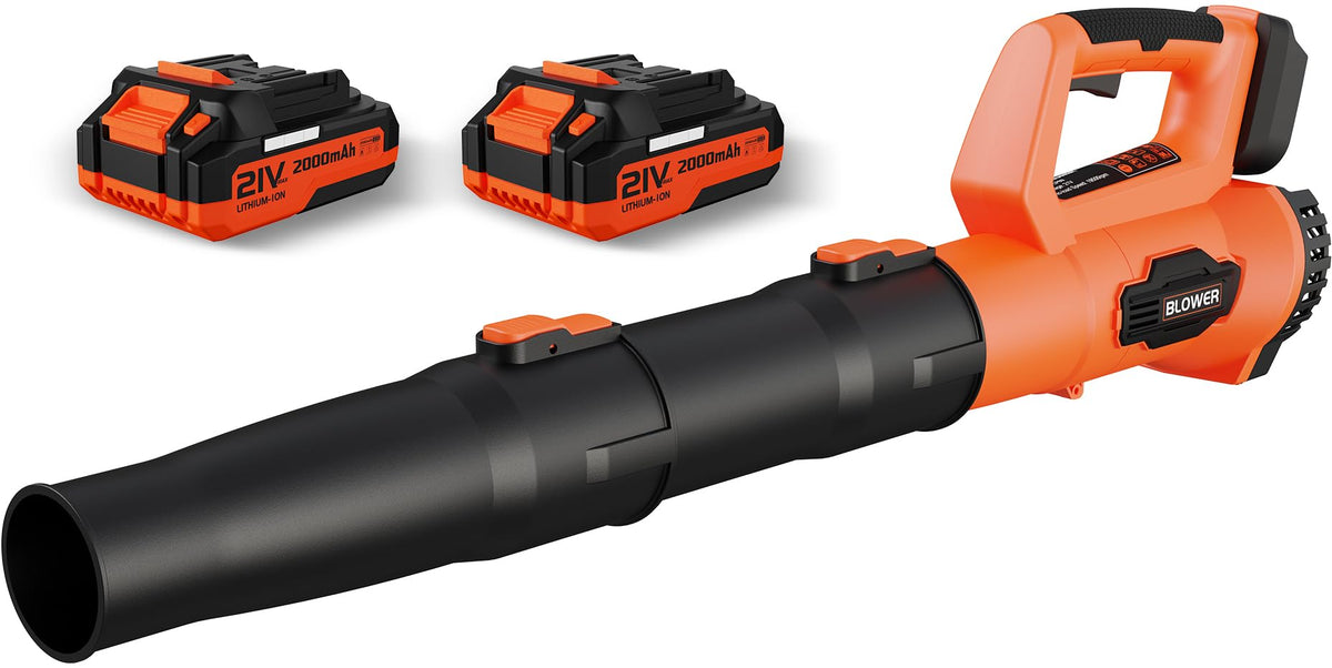 LEAPUL leaf blower in compact design for easy storage and one-handed use.