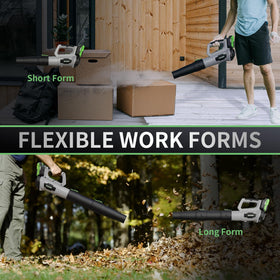 Extend nozzle reaching porch edges, sidewalks, and deck gaps with LEAPUL blower