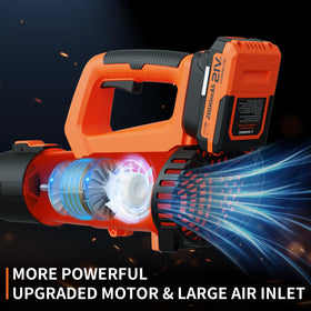 LEAPUL leaf blower with turbo airflow for powerful debris removal.