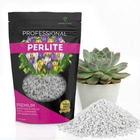 Leaves and Soul premium perlite bag 2.2 quarts enhances aeration for healthier roots.