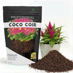 Leaves and Soul professional coco coir 2.2 quarts bag improves root aeration