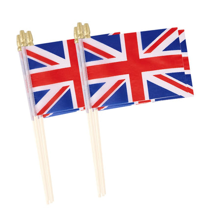Lebei British Union Jack mini flags bundle shown for events and decorations.