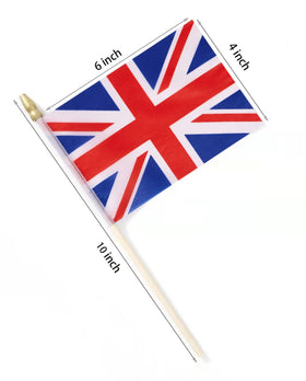 Lebei handheld flags 4x6 inch ready to wave at gatherings.