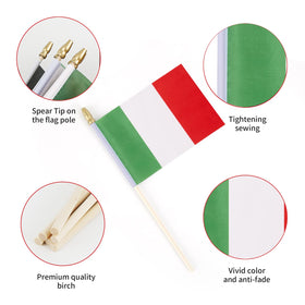 Lebei handheld flags designed for easy waving at rallies and parties.
