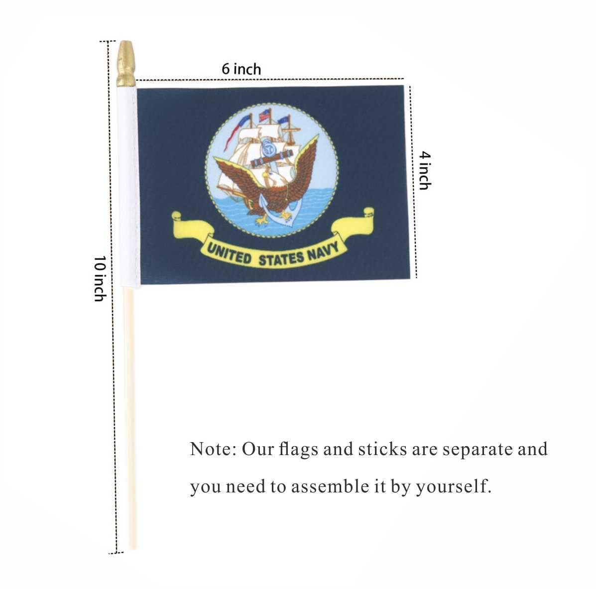 Lebei US Army crest flag 4x6 for ceremonies and respectful display.