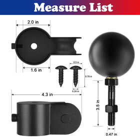 Lechansen cleat hook and clips provide secure outdoor display mounting