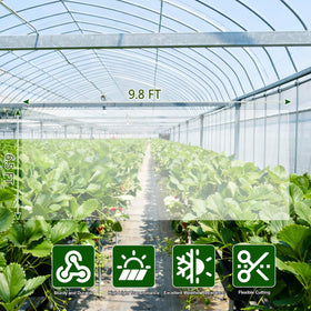 LECWELL greenhouse film anti drip reduces condensation droplets for leaves.