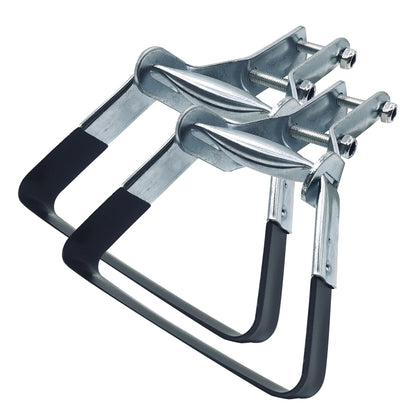Ledombon stirrup hoe head close-up in 304 stainless steel for durable weeding.