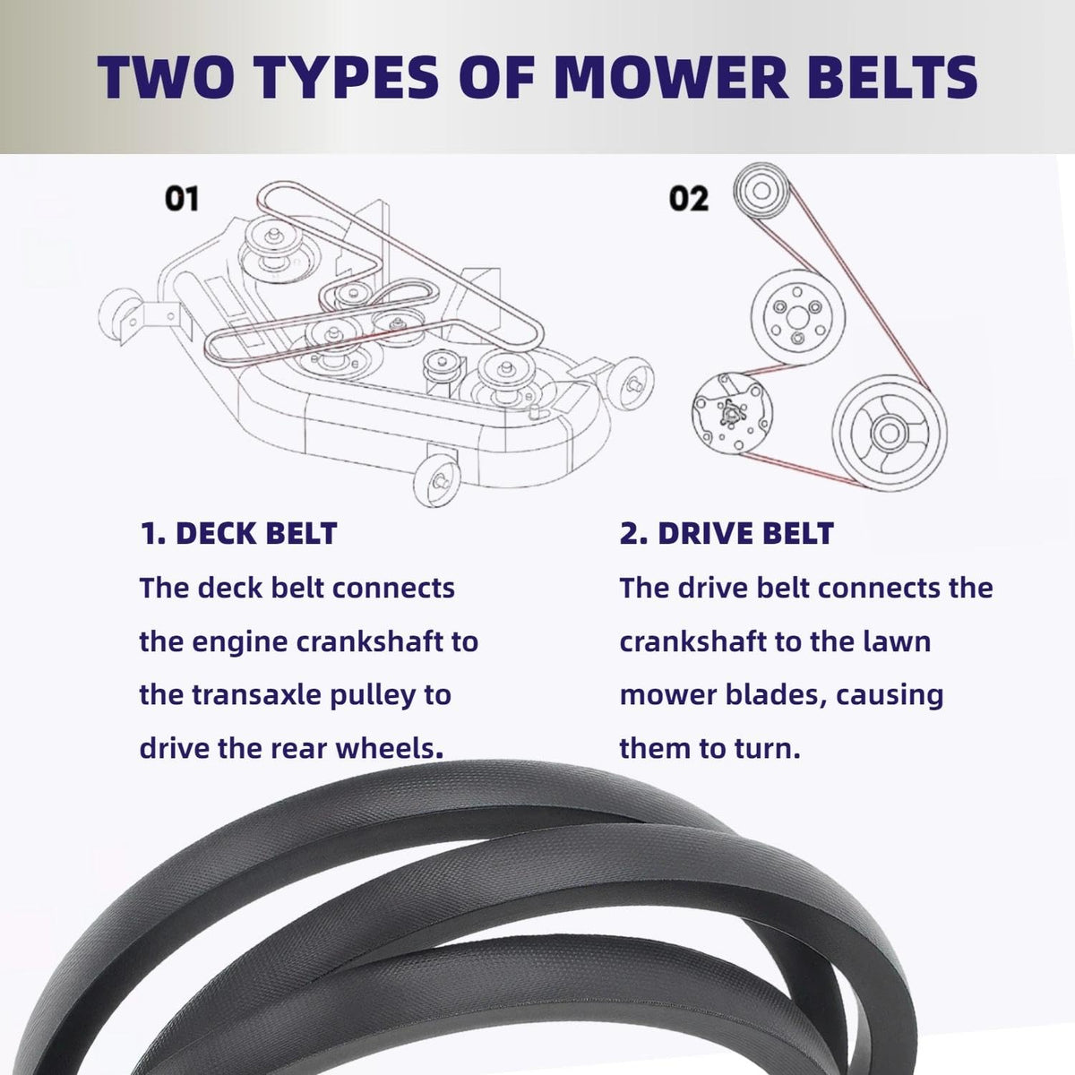 Leego replacement belt matching OEM 110-6871