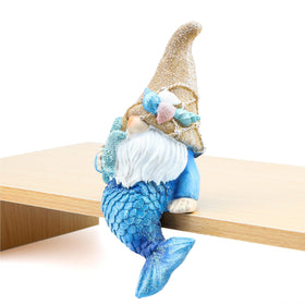 Leekung Mermaid Gnome beach sculpture enhances outdoor space with ocean vibes.