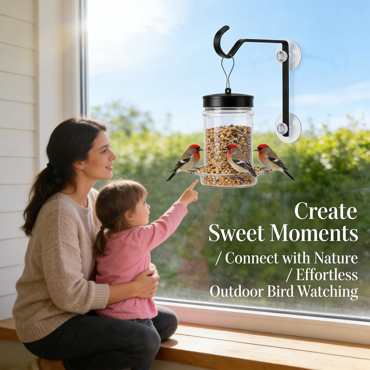 LefeTeny plant hanger on a window, brightening indoor greenery