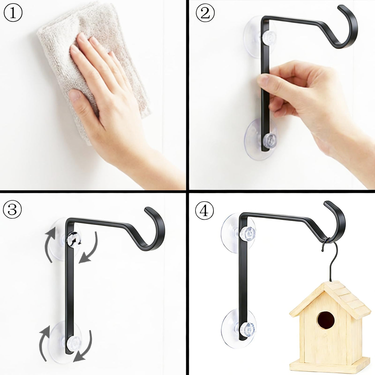 LefeTeny wind chimes hung from window hook for outdoor ambiance