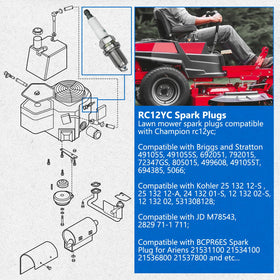 LEFITPA spark plug close-up highlights durable threads for easy installation