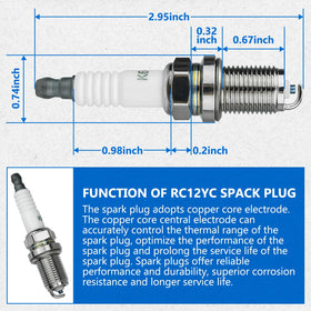 LEFITPA spark plug in hand showing simple installation