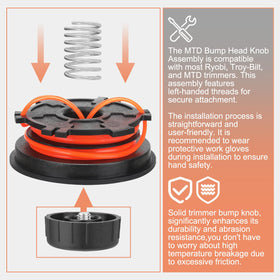 LEFITPA bump knob for Bolens BL150—strong grip and reliable operation.