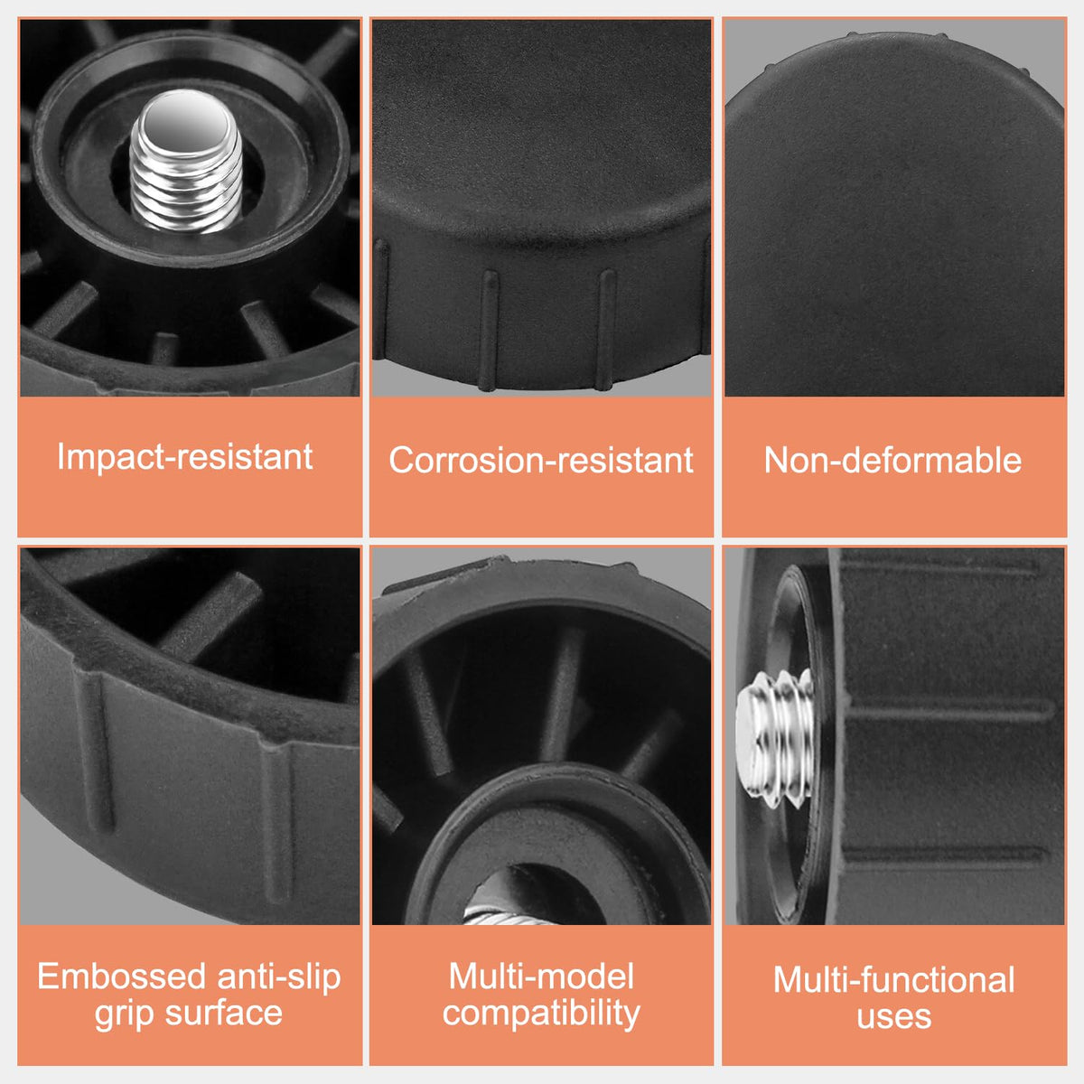 LEFITPA bump knob with metal finish—built to last.