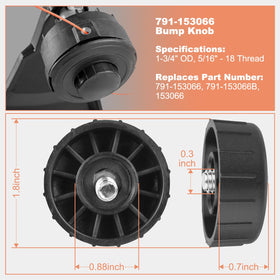 LEFITPA replacement bump knob—single-part kit for quick repair.