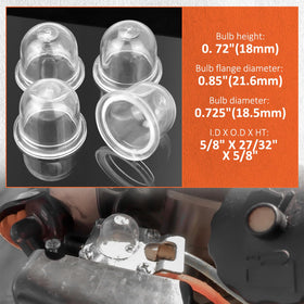 LEFITPA primer bulb pack shown with compatible Stihl models for easy maintenance