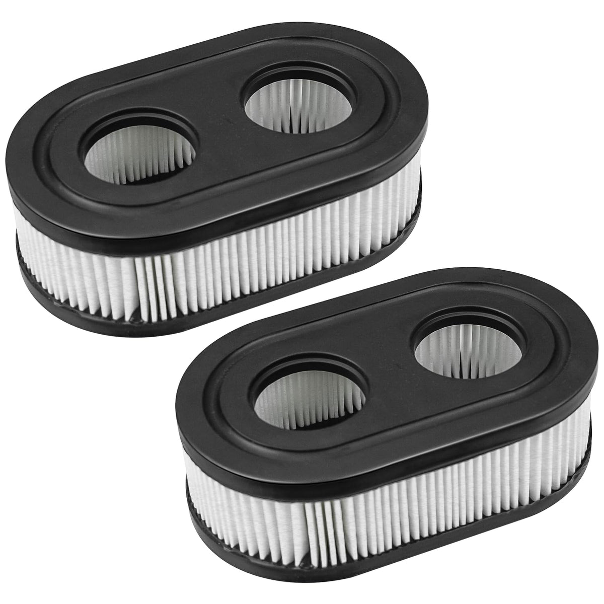 LEFITPA replacement air filter front view, compatible with Briggs & Stratton 09P702 engines.