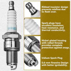 LEFITPA spark plug for 121-0186 promotes reliable ignition and reduced maintenance