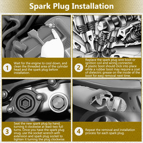 LEFITPA spark plug for ST31234 supports consistent ignition during mowing