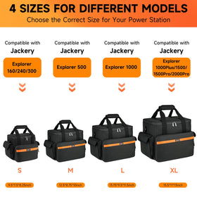 LEFOR·Z carrying case for BLUETTI AC180 designed for outdoor use.
