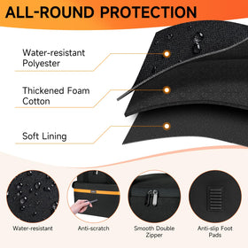 LEFOR·Z carrying case for ECOFLOW Delta 2 with organized interior pockets.