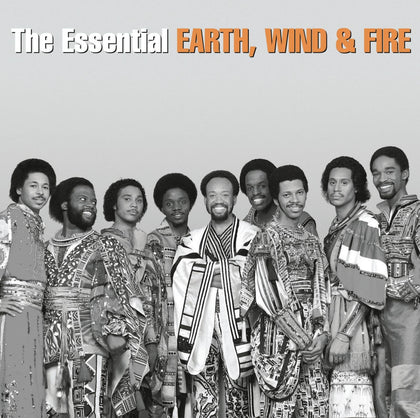 Legacy Recordings The Essential Earth, Wind & Fire album cover for vinyl collectors and warm listening sessions