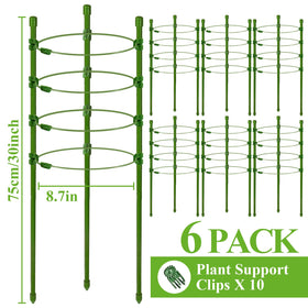 Legigo adjustable rings provide customizable hoop sizes for peppers and cucumbers.